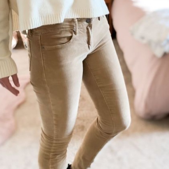 Gap 1969 Always Skinny Corduroy Palomino Brown Jeans Pants Size 28 - Picture 15 of 15